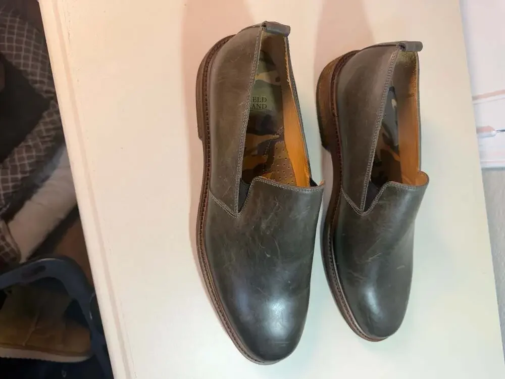 Warfield & Grand Menlo Leather Slip-On Loafers Size 10
